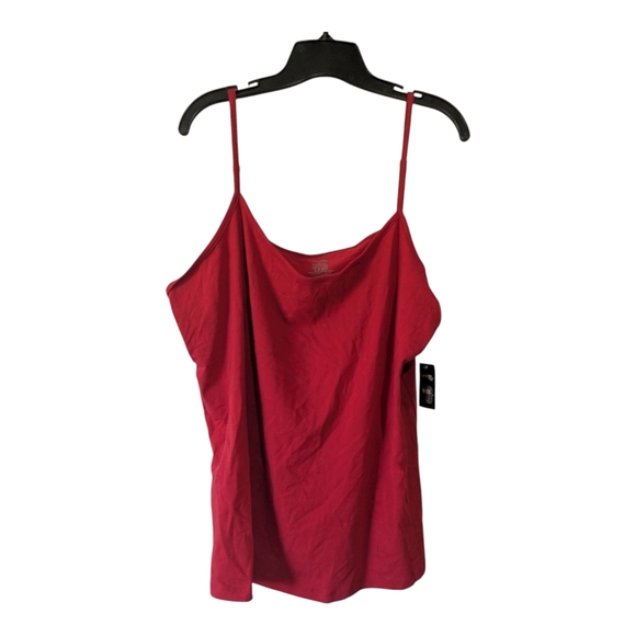 George Plus Red Tank Top. Size 3X. New. - Picture 1 of 6